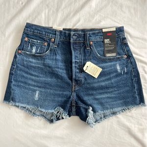 Levi’s 501 Shorts Dark Wash